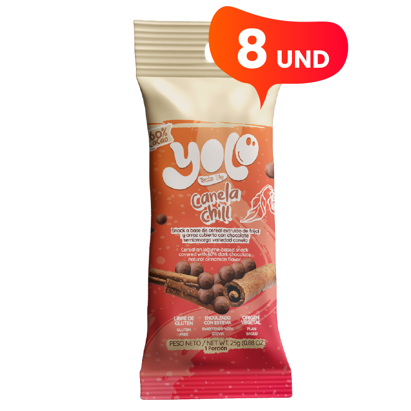 Snack de cacao Canela Chill  (x8)