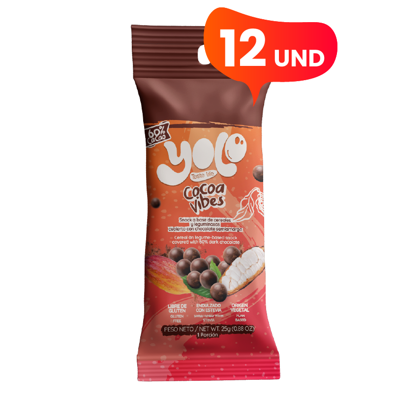 Snack de Cacao Cocoa Vibes (x12)