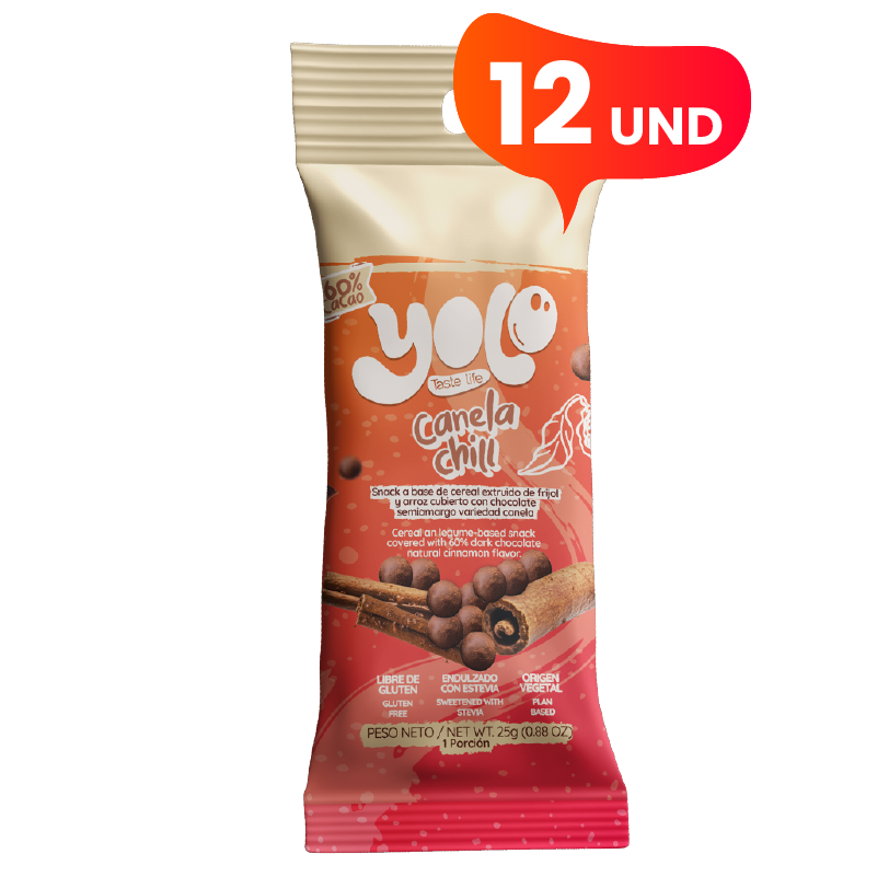 Snack de cacao Canela Chill (x12)