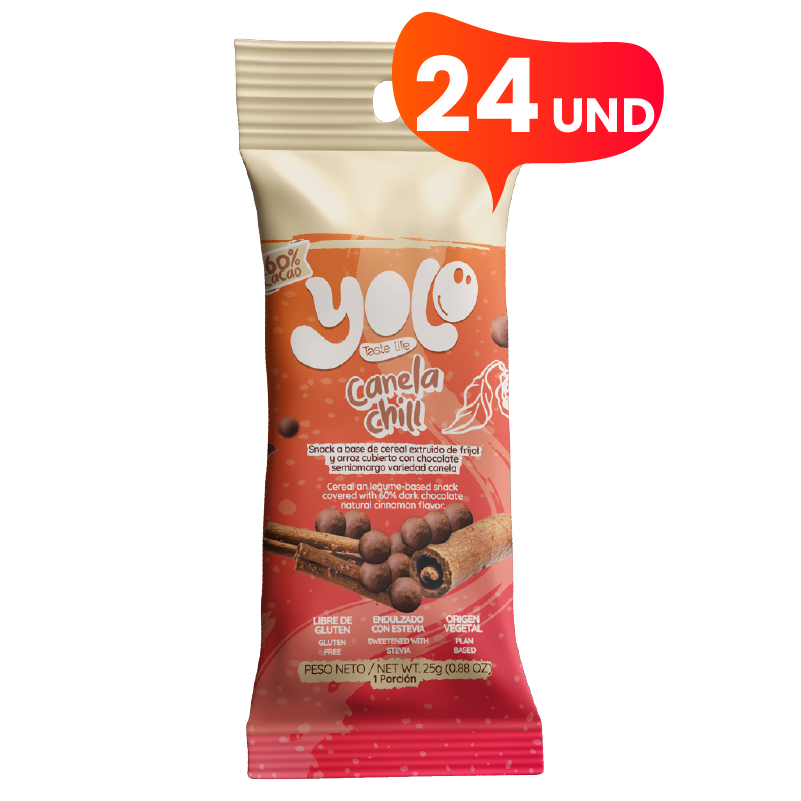 Snack de cacao Canela Chill (x24)